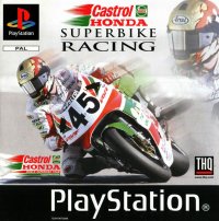 Castrol Honda Superbike Racing Playstation US box art